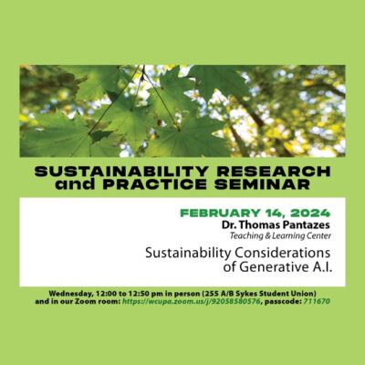 Sustainability Considerations of Generative A.I.