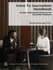 Cover of Intro to Journalism Handbook