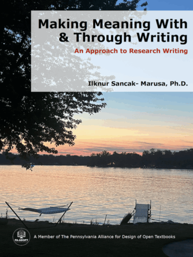 Cover of Making Meaning With & Through Writing: An Approach to Research Writing