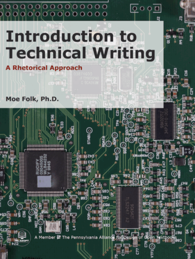 Cover of Introduction to Technical Writing: A Rhetorical Approach