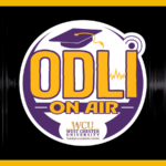 ODLI on Air over West Chester University Logo and under a graduation cap
